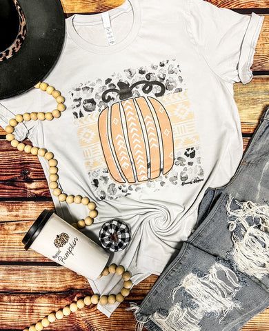 Watercolor Aztec Pumpkin T-Shirt